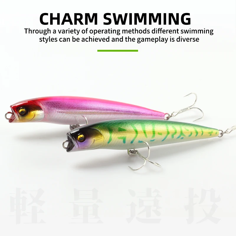 MAGIC WORKS-señuelo de pesca en forma de S, cebo duro Artificial de plástico ABS, aparejos de pesca, 140mm/28,7g, 8 colores - imagen 3