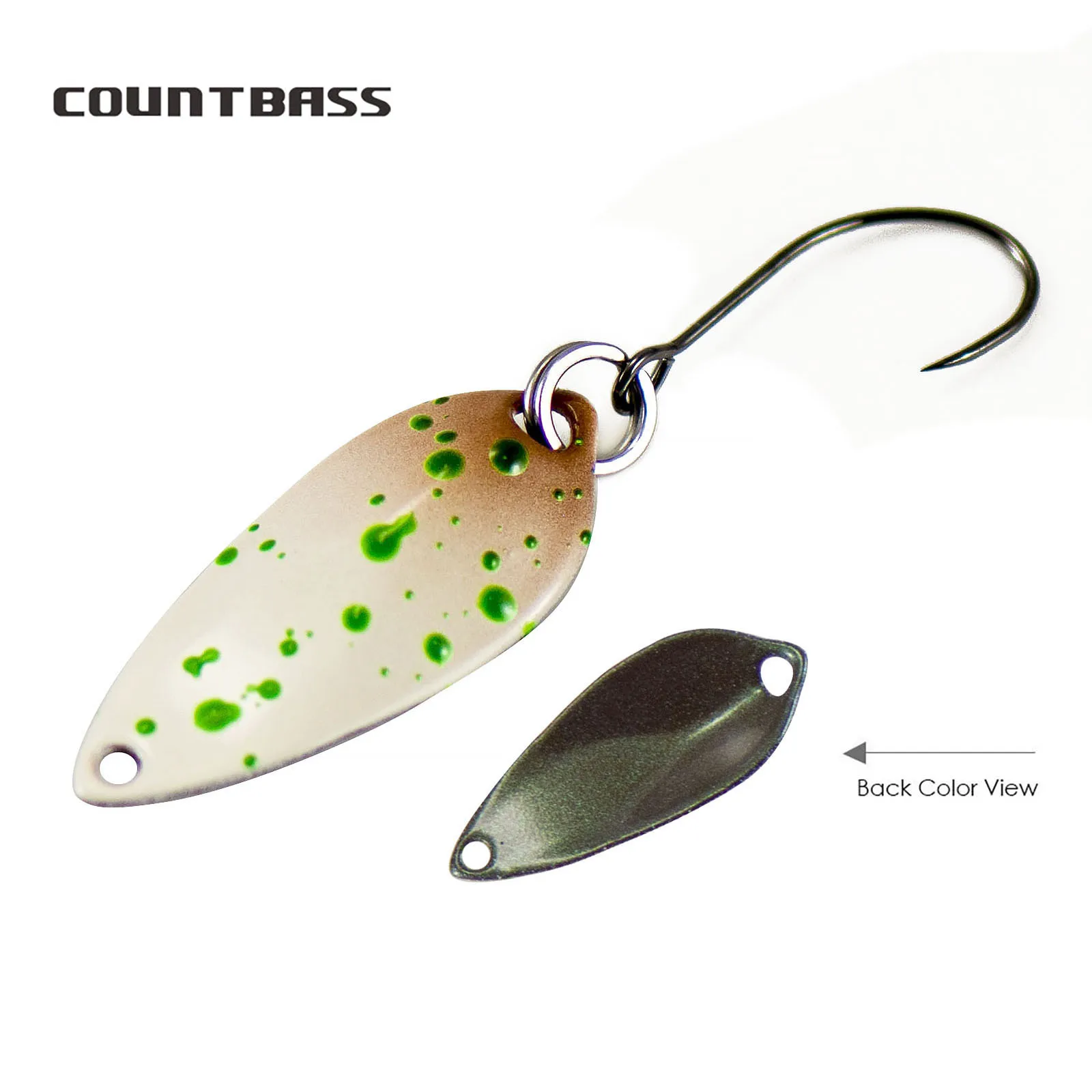COUNTBASS 6 uds cucharas de trucha de fundición salmón Pike Bass Angler's Señuelos de pesca 1,2g 3/64oz - imagen 4
