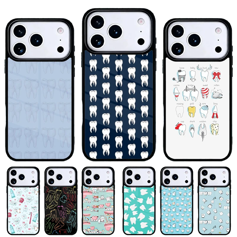 Funda iPhone Diseño Dientes de Dentista – Compatible Pro Max