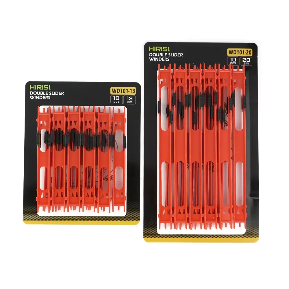 Hirisi 10 Uds línea de pesca de plástico tablero de bobinado soporte de aparejo accesorios de sedal bobinadoras de aparejo WD101 - imagen 5