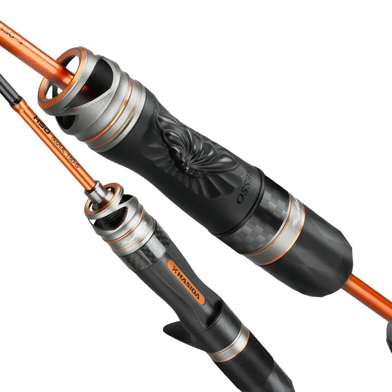 HISTAR Butterfly Korea Guides Dual Action Air Mechanical Sound 3D Sculpture Reel Seat Light 68G Spinning Casting Fishing Rod - imagen 4