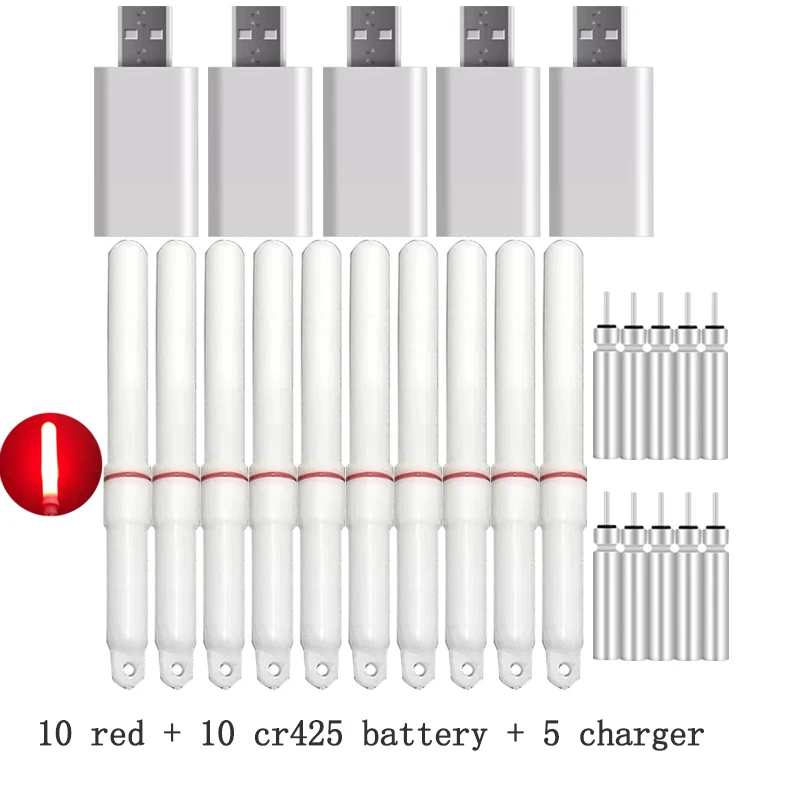 10 red and 5 USB