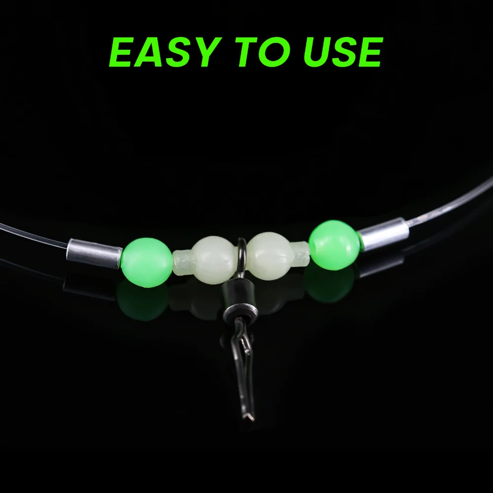 Goture 50 unids/lote de giratorios de pesca luminosos con forma de calabaza, giratorios de rotación rápida para atraer accesorios de pesca, novedad de 2023 - imagen 4