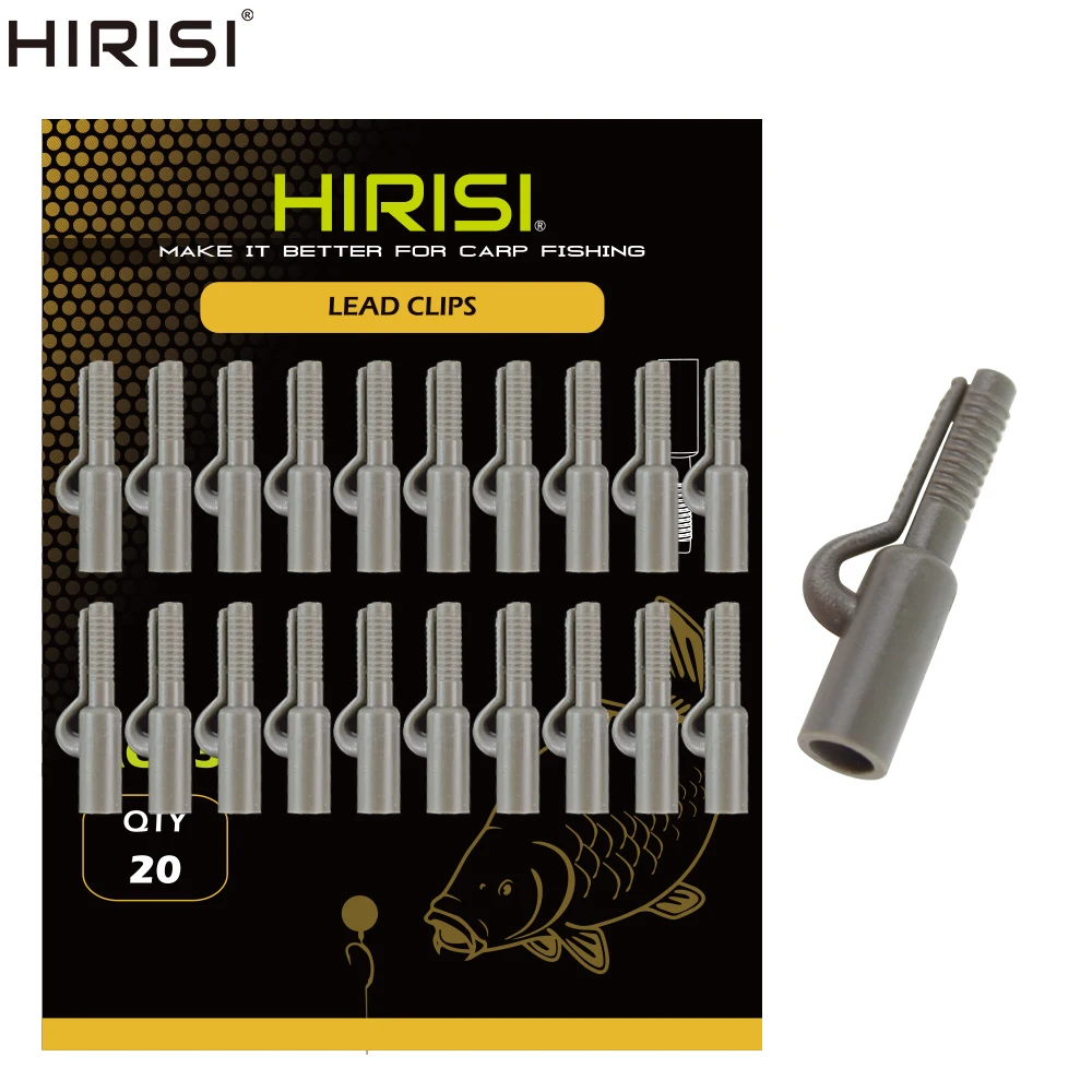 Clips de plomo de seguridad para pesca de carpa – Cambio rápido