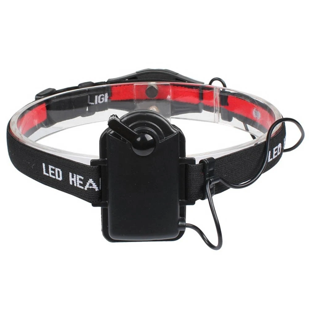 Linterna frontal Led de Enfoque Ajustable, linterna frontal LED de 2000 lúmenes para acampar al aire libre, luz frontal para pesca, uso de linterna 3x AAA - imagen 3