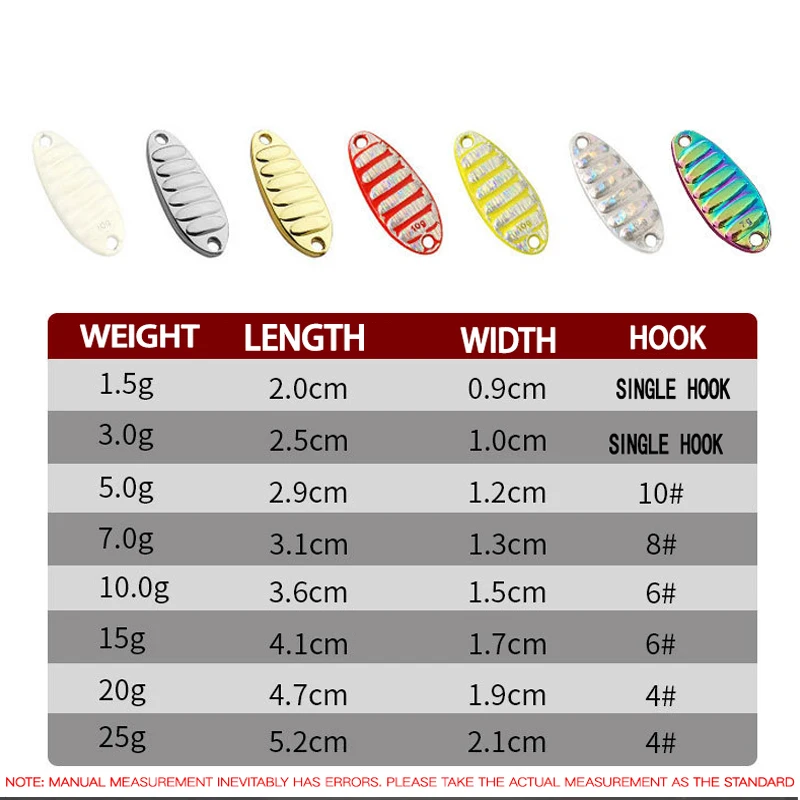 TAKEDO-señuelo de pesca con cuchara electrochapada, 1,5-25G, cuchara giratoria, cebo giratorio con ganchos, plantilla, señuelo giratorio para Lucio - imagen 2