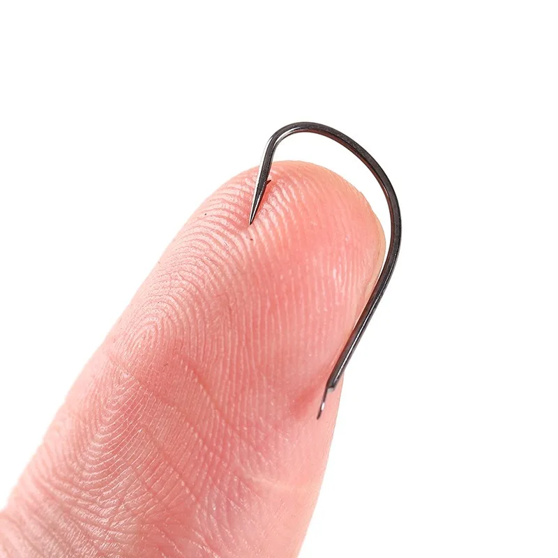 Maruto Fish Hook Stream 2323 Gancho de púas de acero japonés negro con alto contenido de carbono afilado 1-10 # - imagen 5