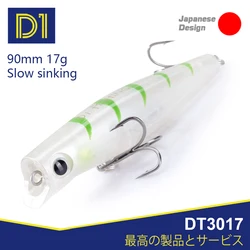 Señuelo Popper Crankbait D1 Hundimiento lento