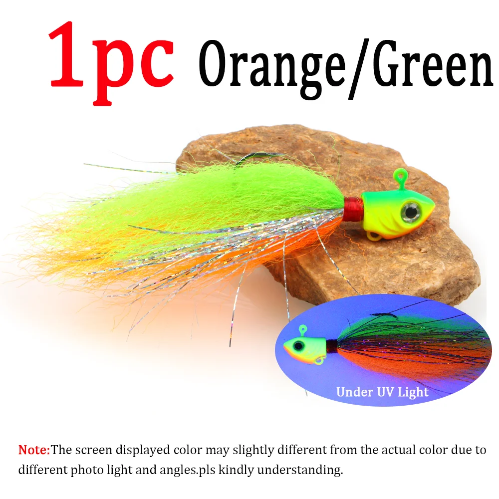 1pc Orange Green