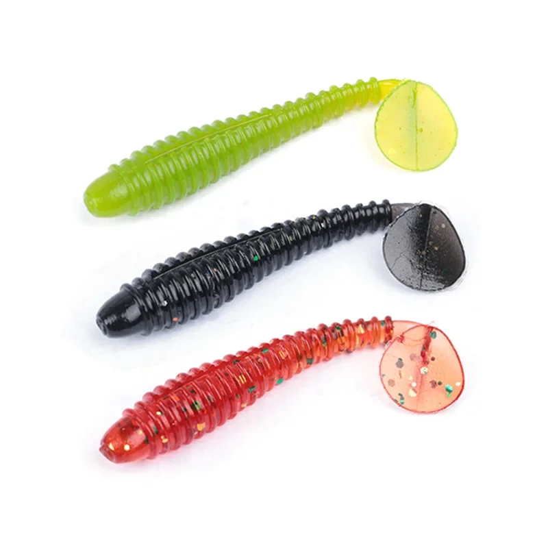 10 Uds. Señuelos blandos de silicona 4cm 0,7g pieza aparejos artificiales cebo productos para pesca en el mar pesca en roca Swimbait Wobblers - imagen 2