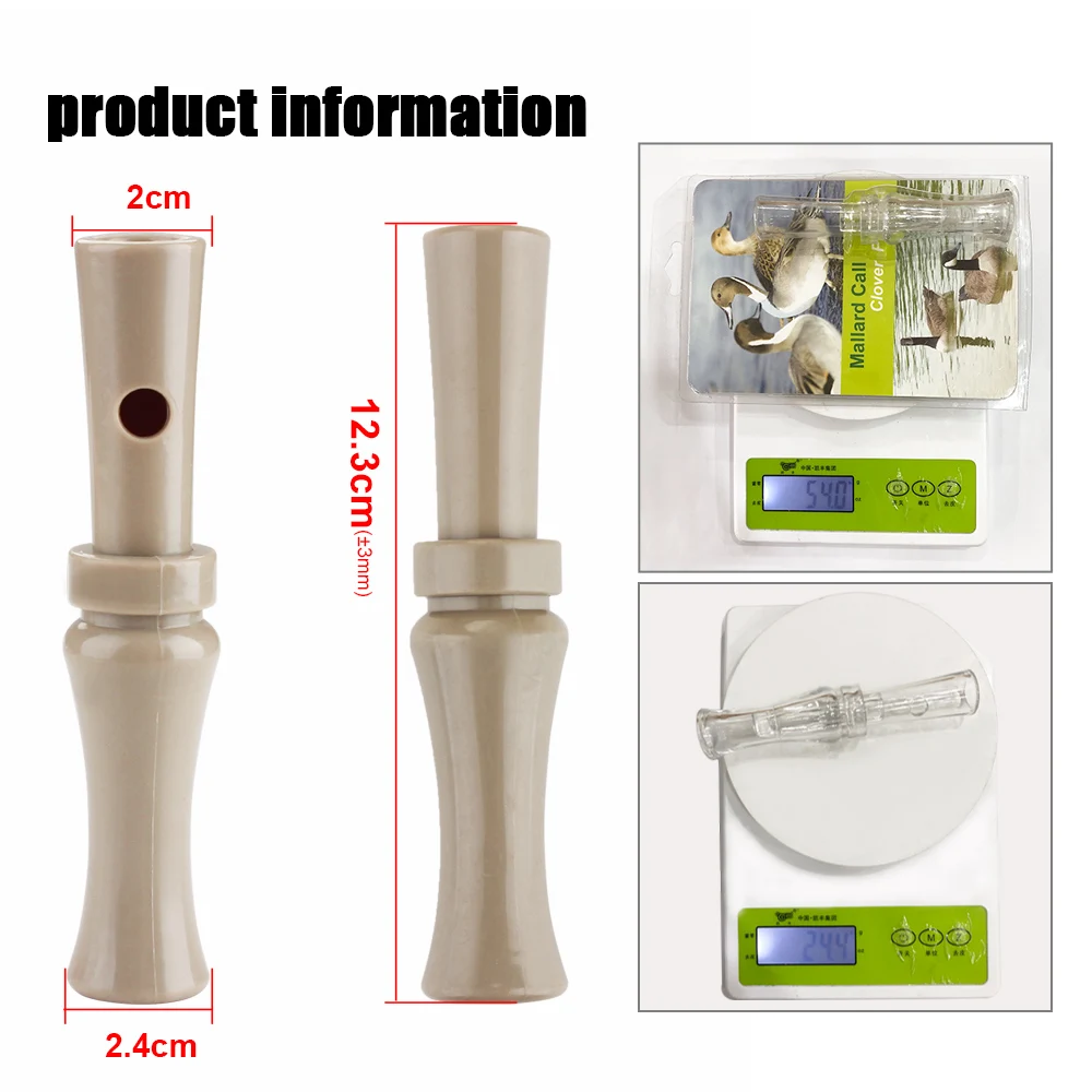 FTK-silbato de llamada de pato para caza al aire libre, señuelo de llamador de faisán mallard, herramienta de tiro al aire libre, señuelos de caza, accesorio de caza - imagen 3