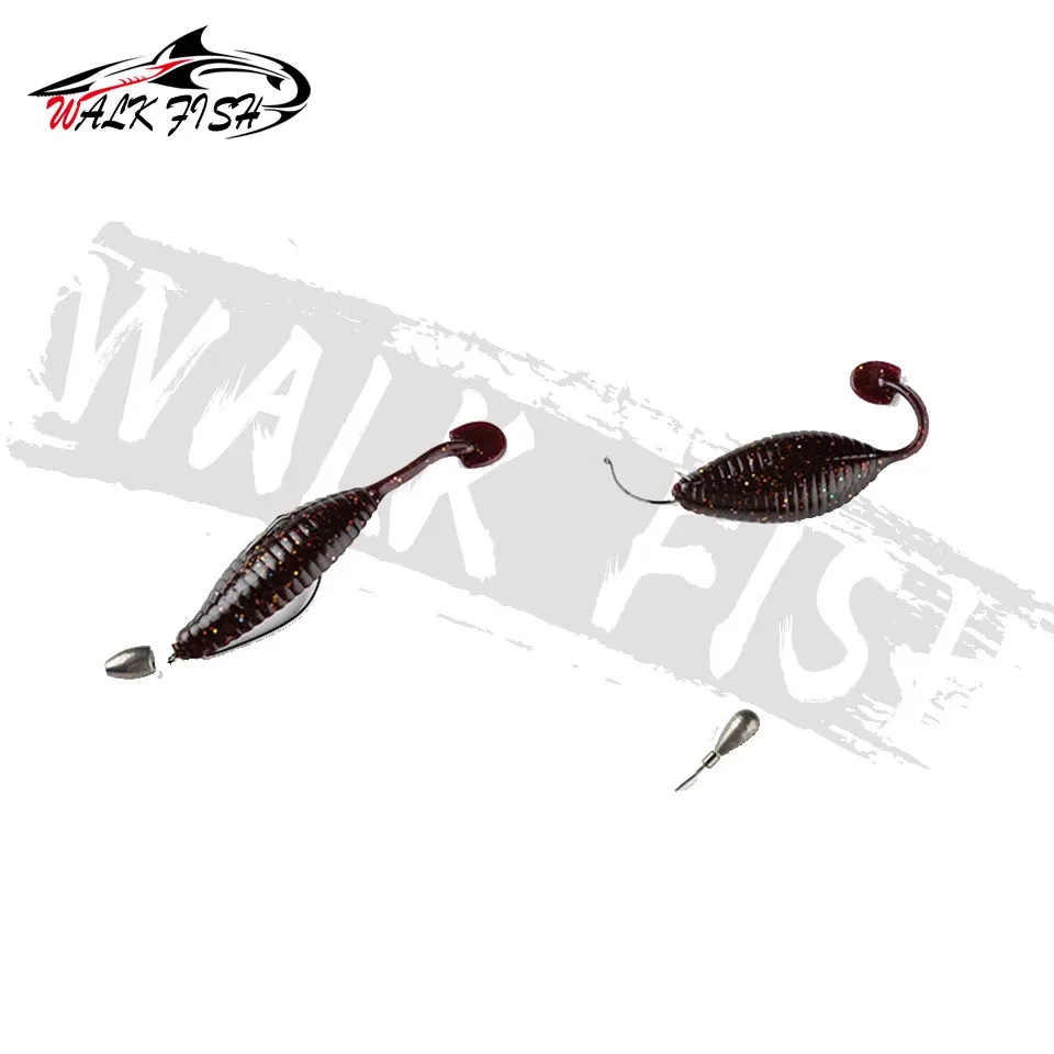 Walk Fish Señuelos blandos flotantes TPR – Cebo para lubina y lucio - imagen 2