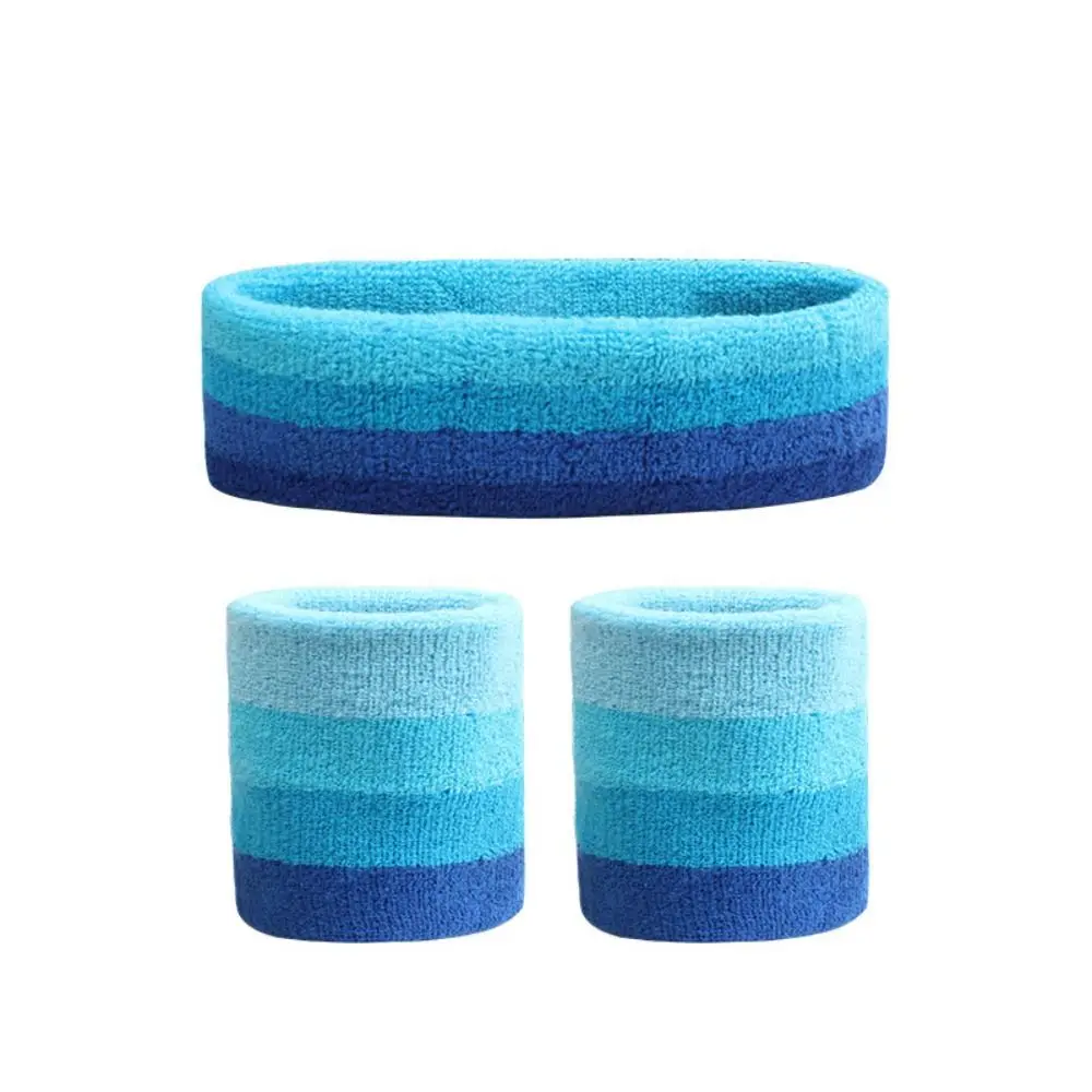 Bandas de sudor para la cabeza para gimnasio, banda absorbente para correr, envoltura para la cabeza de tenis, diadema para el sudor de Yoga, muñequera deportiva para hombres - imagen 4