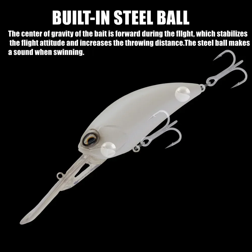 GREENSPIDER-Señuelos de Pesca Crankbaits, Wobblers para Lucio, aparejos de pesca, pececillo duro, cebo Artificial, 85mm/40g, nuevo - imagen 2