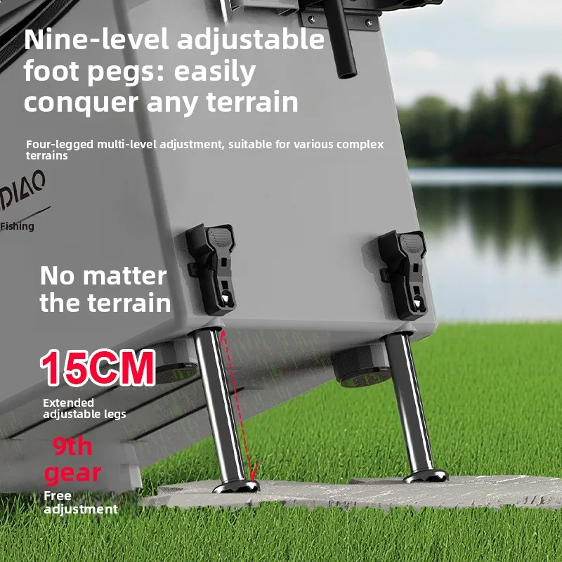 Mini caja de pesca ultraligera portátil 19 L para señuelos - imagen 4