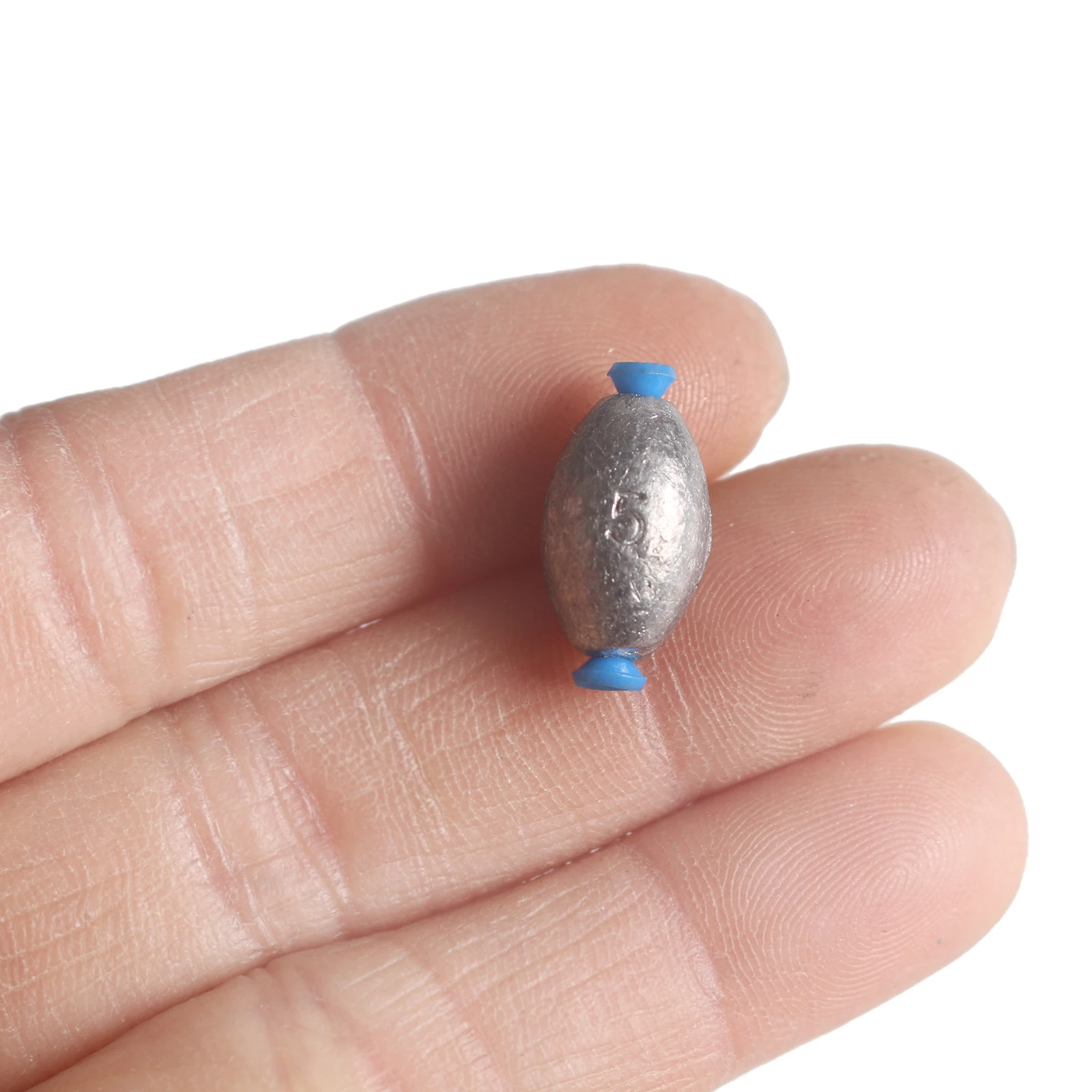 Caja de 60 uds., colgante de plomo abierto, balsa de pesca, juego de pesca, accesorios de válvula de puente, plomo de mordida rápida hueco, tipo oliva, corredor de carretera largo - imagen 4