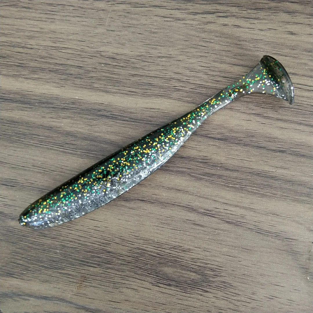 Swolfy 10 unids/bolsa señuelo de pesca suave 12cm cebo de silicona cola en T señuelo de pesca gusanos de goma de alta calidad lubina Minnow Swimbait - imagen 5