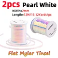 2pcs Pearl White