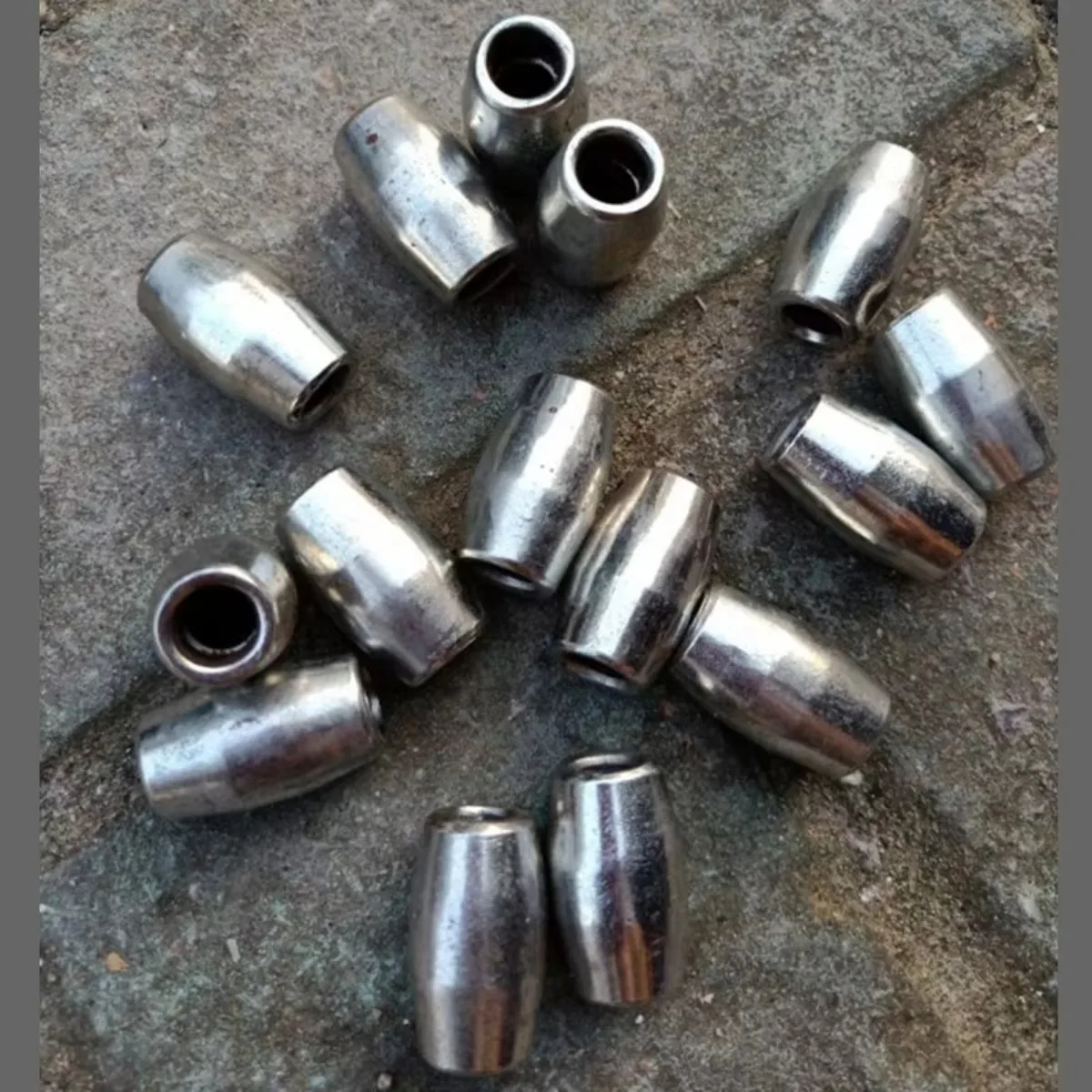 Plomo De hierro galvanizado para red fundida, accesorios De red para arrastre De Pesca, herramienta De red para pescado, equipo De enmalle, Rede De Pesca - imagen 5