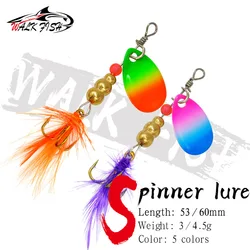 Señuelo giratorio Walk Fish con anzuelos triples – Metal pesado