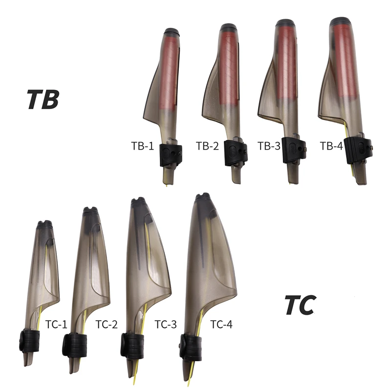 ZYZHE 1 unidad Tapa protectora de alta resistencia para caña de pescar, 4 tamaños, móvil, accesorios de cubierta para la cabeza de caña de pescar en mar y roca - imagen 5