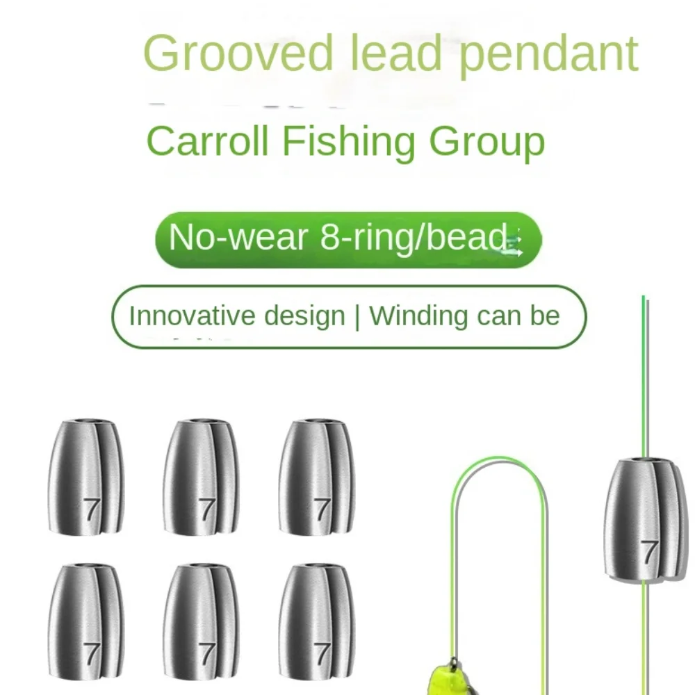 Plomo de pesca con ranura, 10 Uds., 3,5g/5g/7g/10g/14g, peso de pesca de carpa, peso de plomo, plomo de peso de pesca