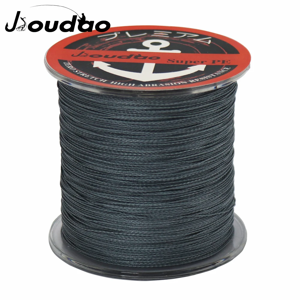 Línea de pesca trenzada gris 500m 4 hebras línea trenzada de PE multifilamento 20lb 30lb 45lb 55lb 65lb 85lb - imagen 2