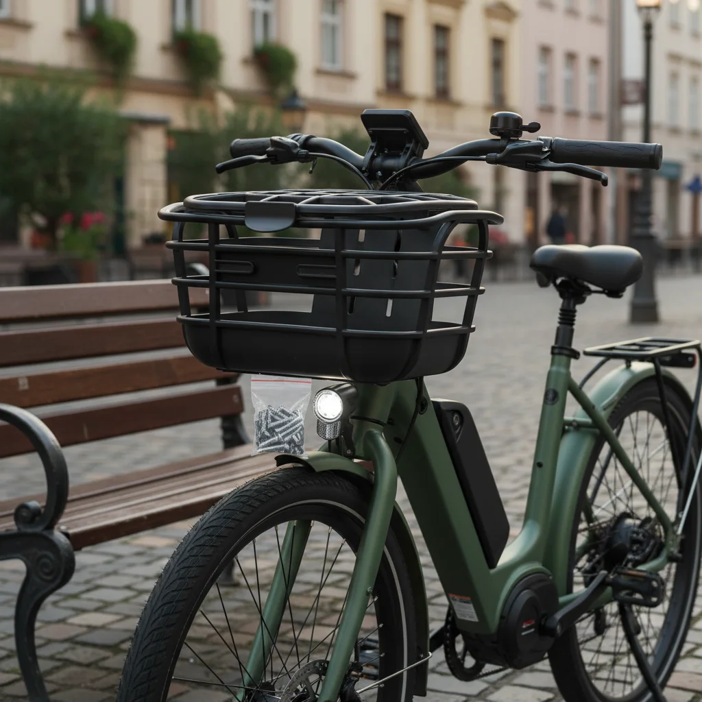 Cesta universal para bicicleta eléctrica impermeable con base antideslizante - imagen 4