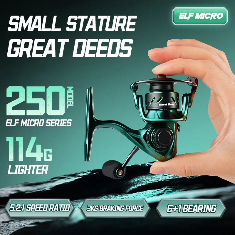 TAIYU Mini carrete de fundición 120g carrete de pesca Baitcasting ligero de dos manos sistema de freno magnético relación de engranaje 5,2: 1 carretes giratorios - imagen 2