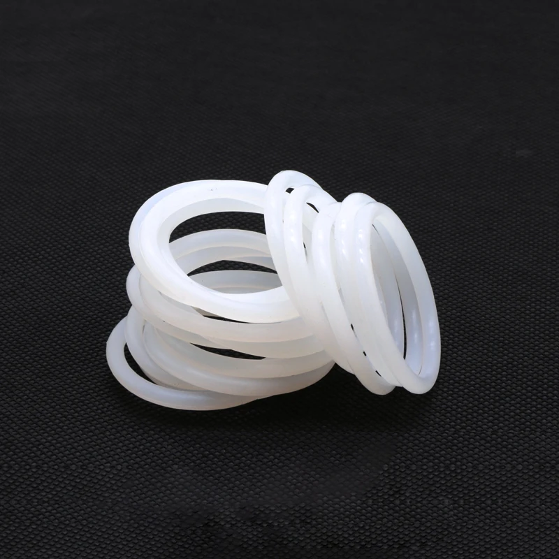 Juntas tóricas de silicona VMQ blancas redondas para sellado