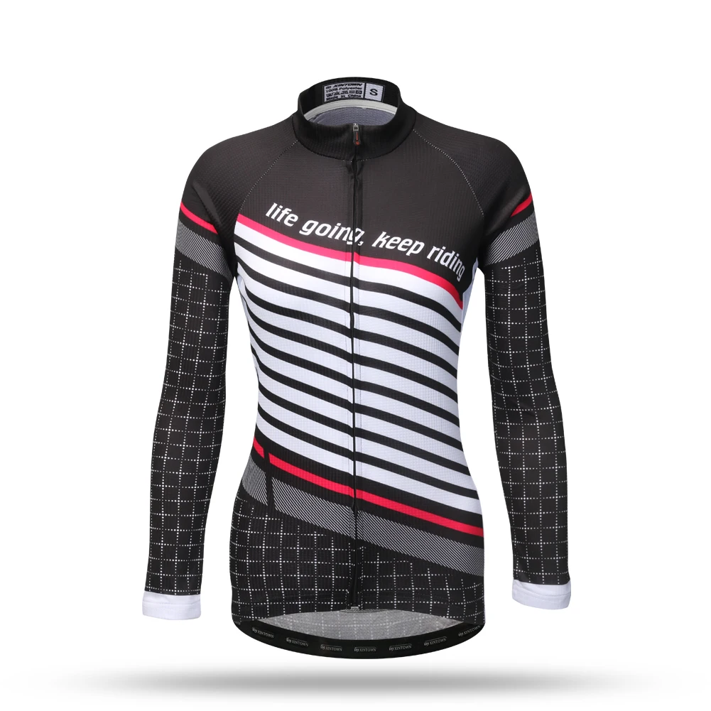 Jersey manga larga ciclismo mujer protección solar transpirable - imagen 4