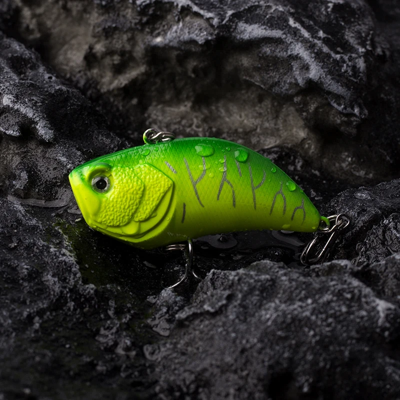 CCLTBA-señuelo de pesca de 5cm y 12g, aparejo de cebo duro, Crankbait, Wobbler, estilo japonés, VIB, para principios de primavera - imagen 4