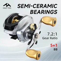 Carrete Baitcasting YL200Pro – Compacto con rodamientos semicerámicos
