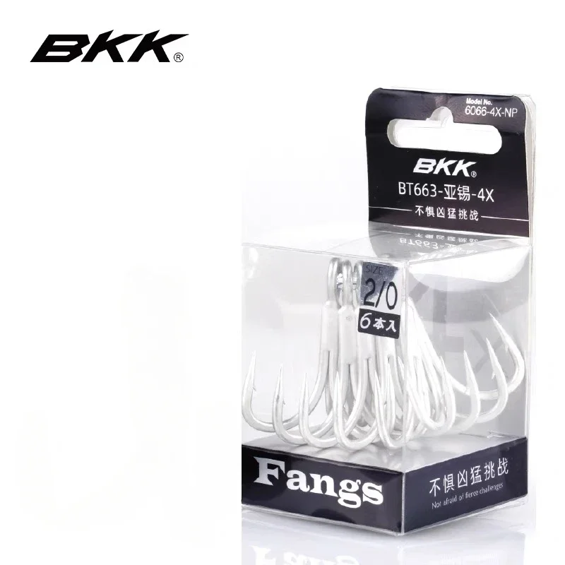 Anzuelos de pesca triples BKK Flange-63 BT663-4X 6066-4x-NP - imagen 4