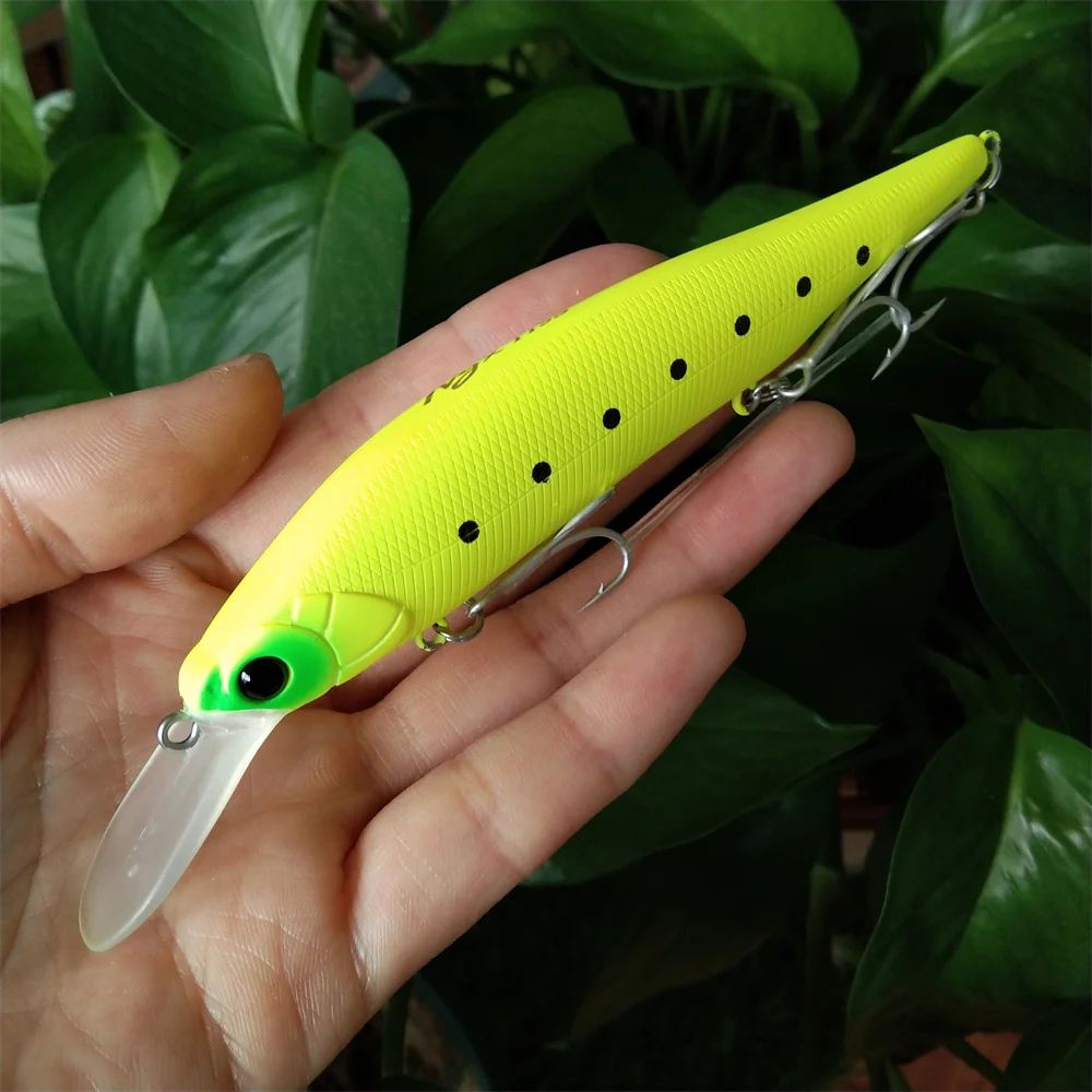 TSURINOYA-señuelo de pesca profesional Artificial, sistema de peso de tungsteno para agua salada, Jerkbait, Minnow que se hunde, 115g, 18,5mm, 3 piezas, 115S - imagen 5