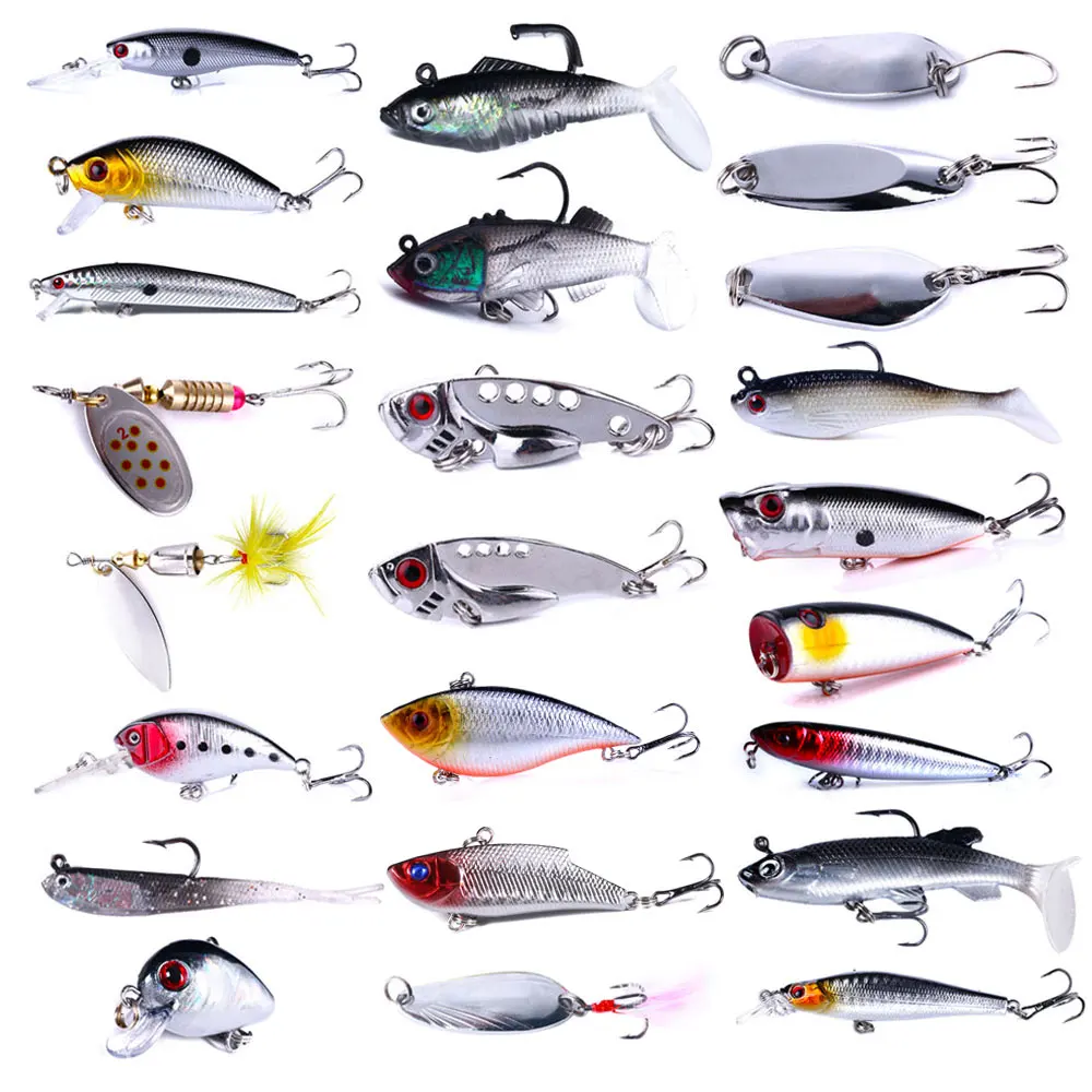 Señuelos artificiales para lubina – Pack multiespecie