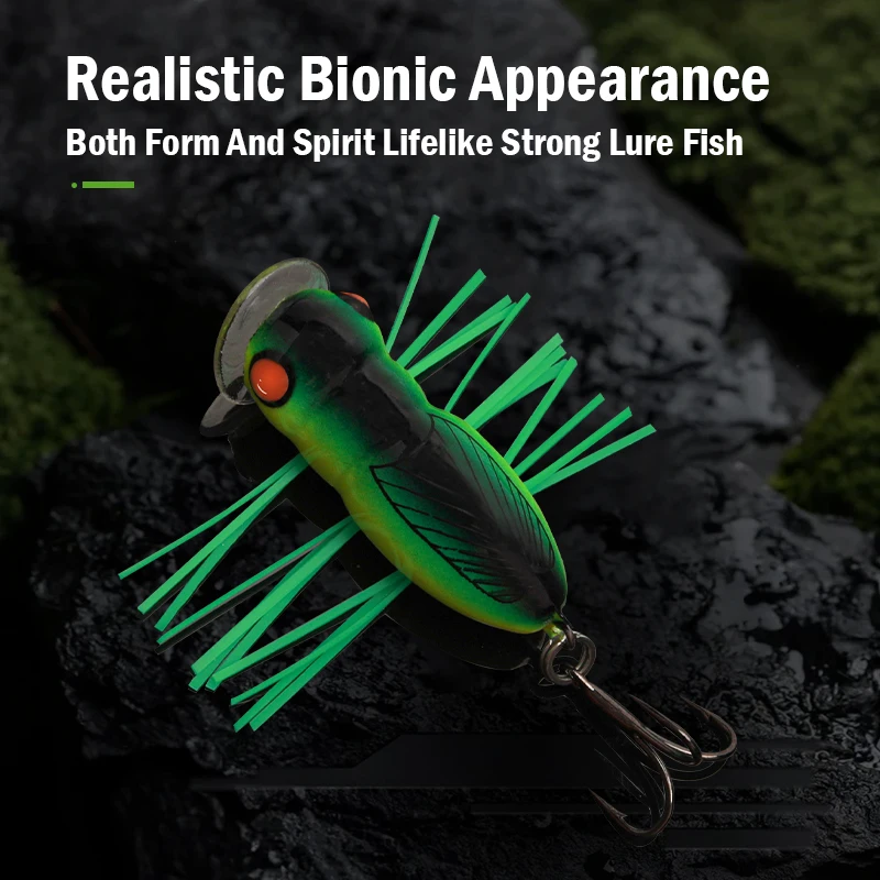 LEYDUN MicroBug Señuelo topwater insecto para lubina y lucio - imagen 3