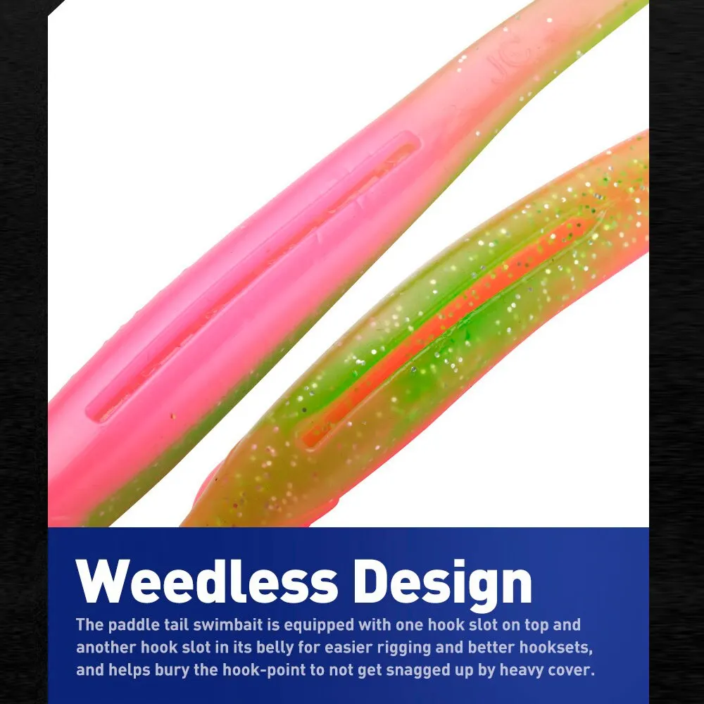 Señuelo flotante de plástico blando para saltar, plástico blando, 5 unids/lote, 12cm, 10gm, TPR, toma de caída, cebo blando, señuelo de pesca, tiro de gota - imagen 3