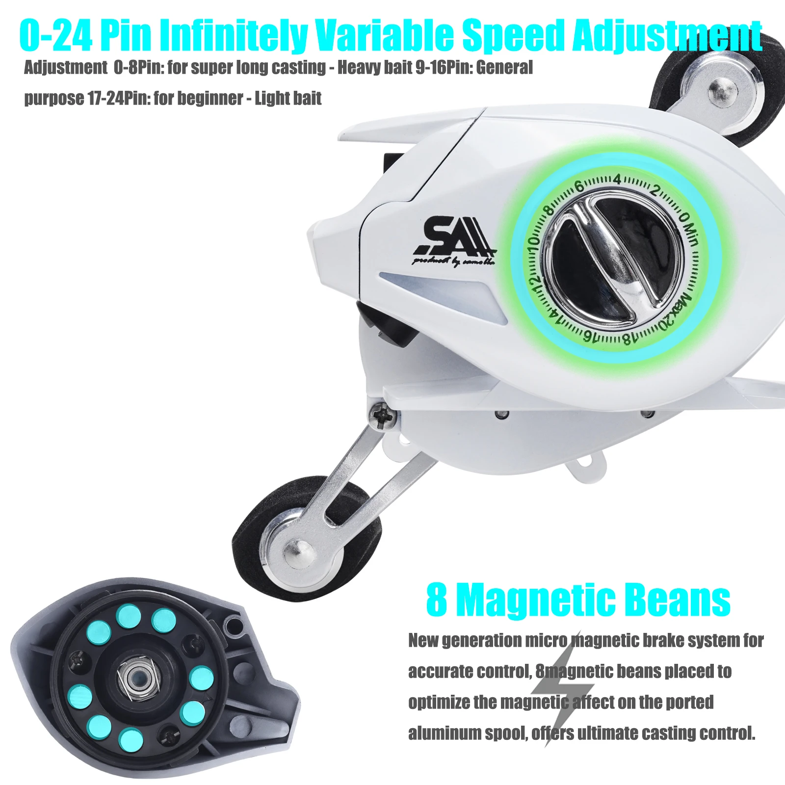 Experimente la precisión y el control con el sistema de frijoles de 8 magnet de SA Gear 8 Magnet para un rendimiento de fundición mejorado