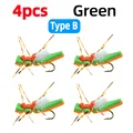 4pcs Green Type B