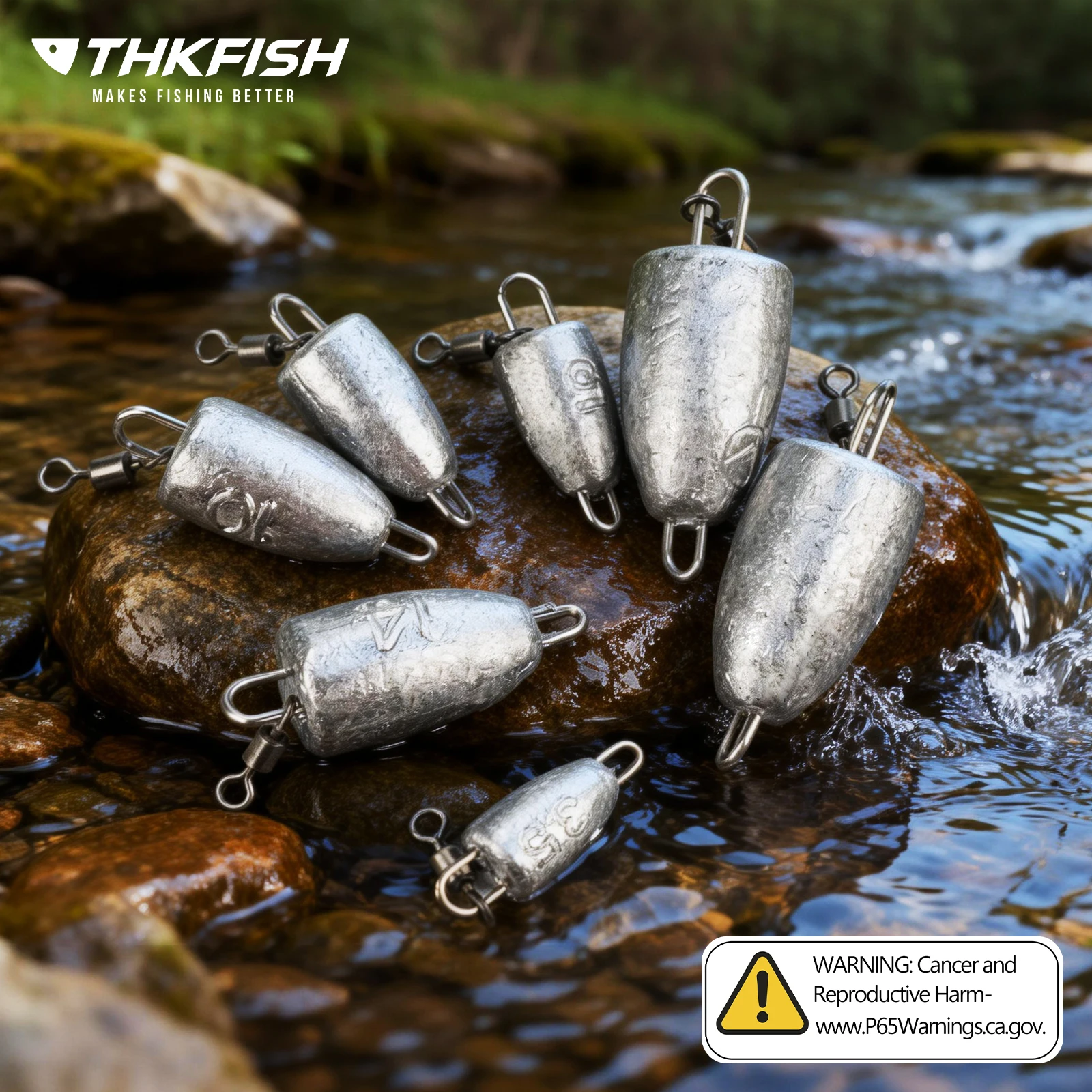 THKFISH Plomos Bala con Esmerillón para Texas Rig - imagen 3