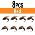 8pcs Red