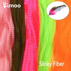 Streamer Bucktail Bimoo – Pelo sintético brillante para agua salada