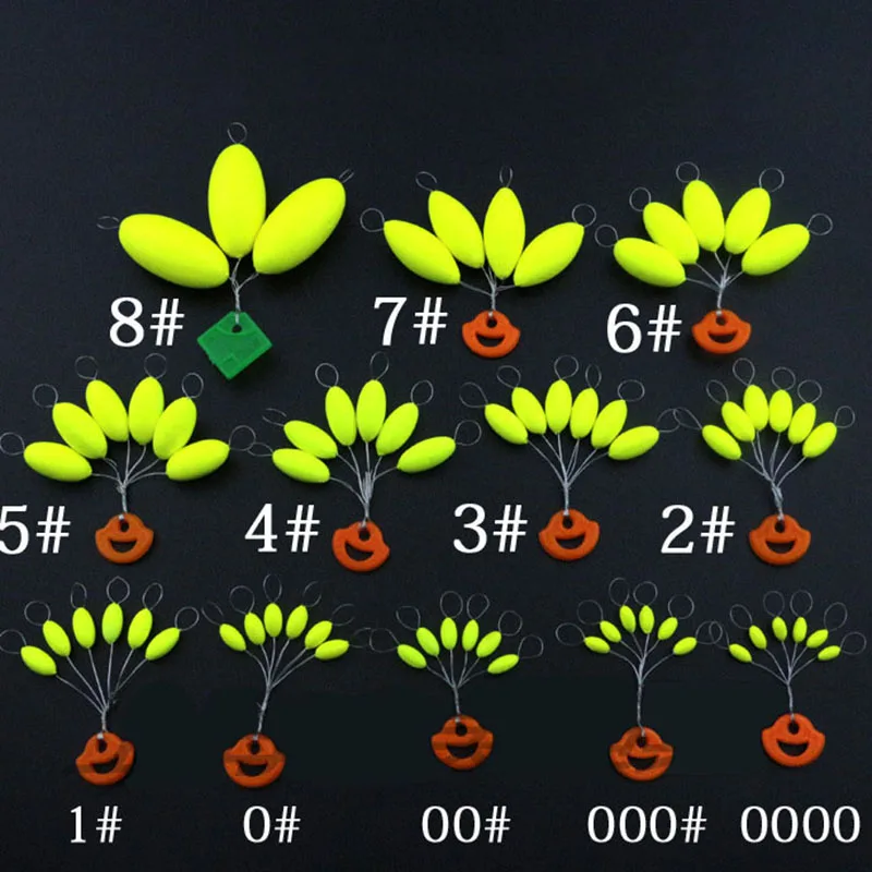 5 paquetes/lote flotador de pesca de siete estrellas 0000 # -8 #   Pesca de carpa Bobber 6 en 1 accesorio de aparejos de pesca B640 - imagen 2