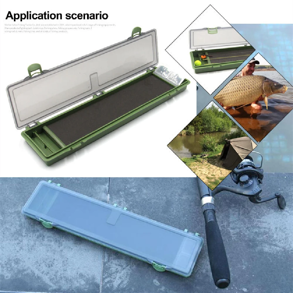 Caja de Herramientas para aparejos de pesca, contenedor independiente para sedal de pesca de carpa, tabla de línea de pelo, caja de accesorios - imagen 5