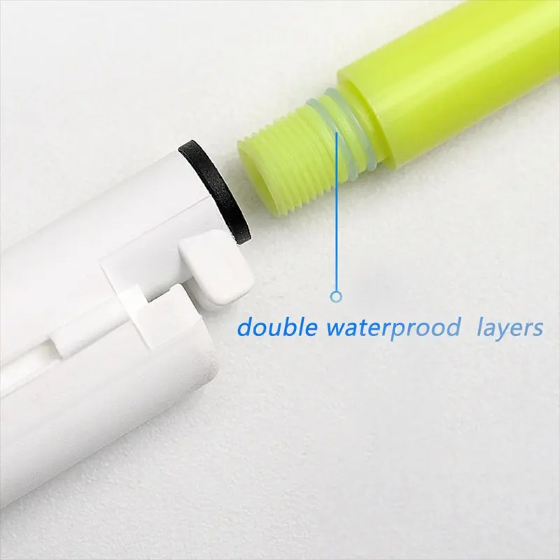 Luz electrónica de pesca nocturna, barra de luz con Clip, punta de caña de pescar, lámpara brillante impermeable, CR425 A546 funciona con batería, 1 Juego - imagen 2