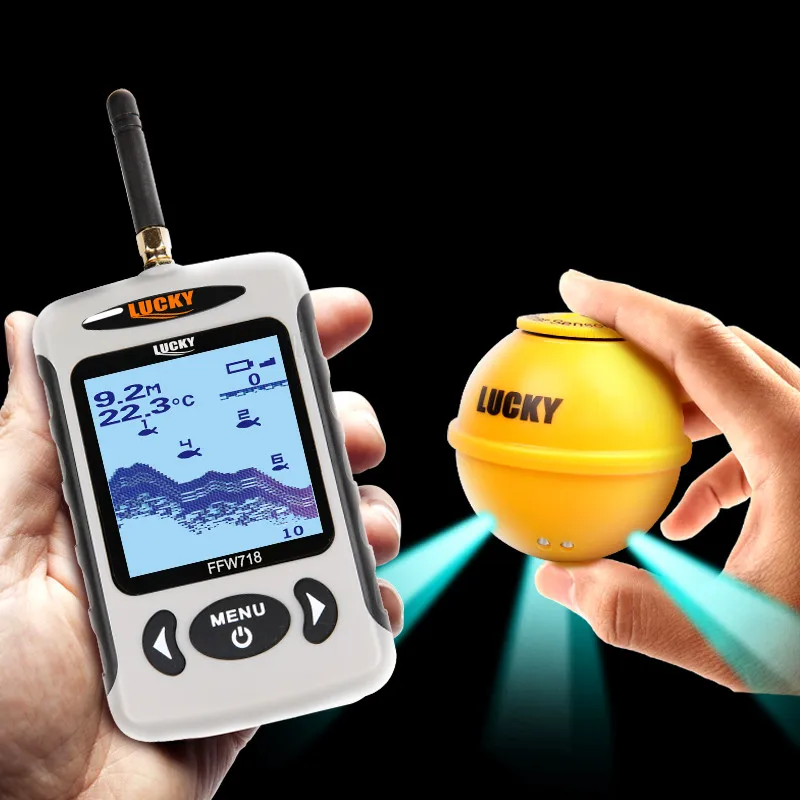 Sonar inalámbrico buscador de peces portátil para río lago y mar - imagen 4