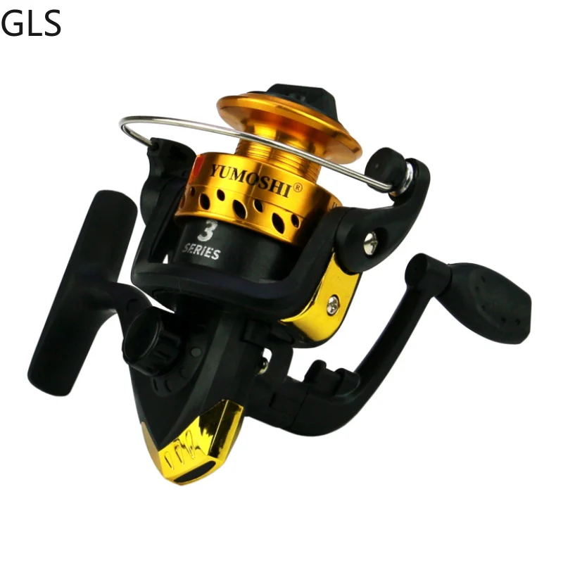 GLS-carrete de pesca giratorio, accesorio de Metal, Ultra ligero, 200: 1, alta calidad, serie 5,2 - imagen 4