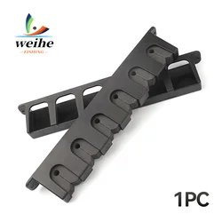 Estante de exhibición de caña de pescar con señuelo WEIHE, estante de exhibición de caña de pescar montado en la pared para el hogar, estante de almacenamiento de aparejos de pesca