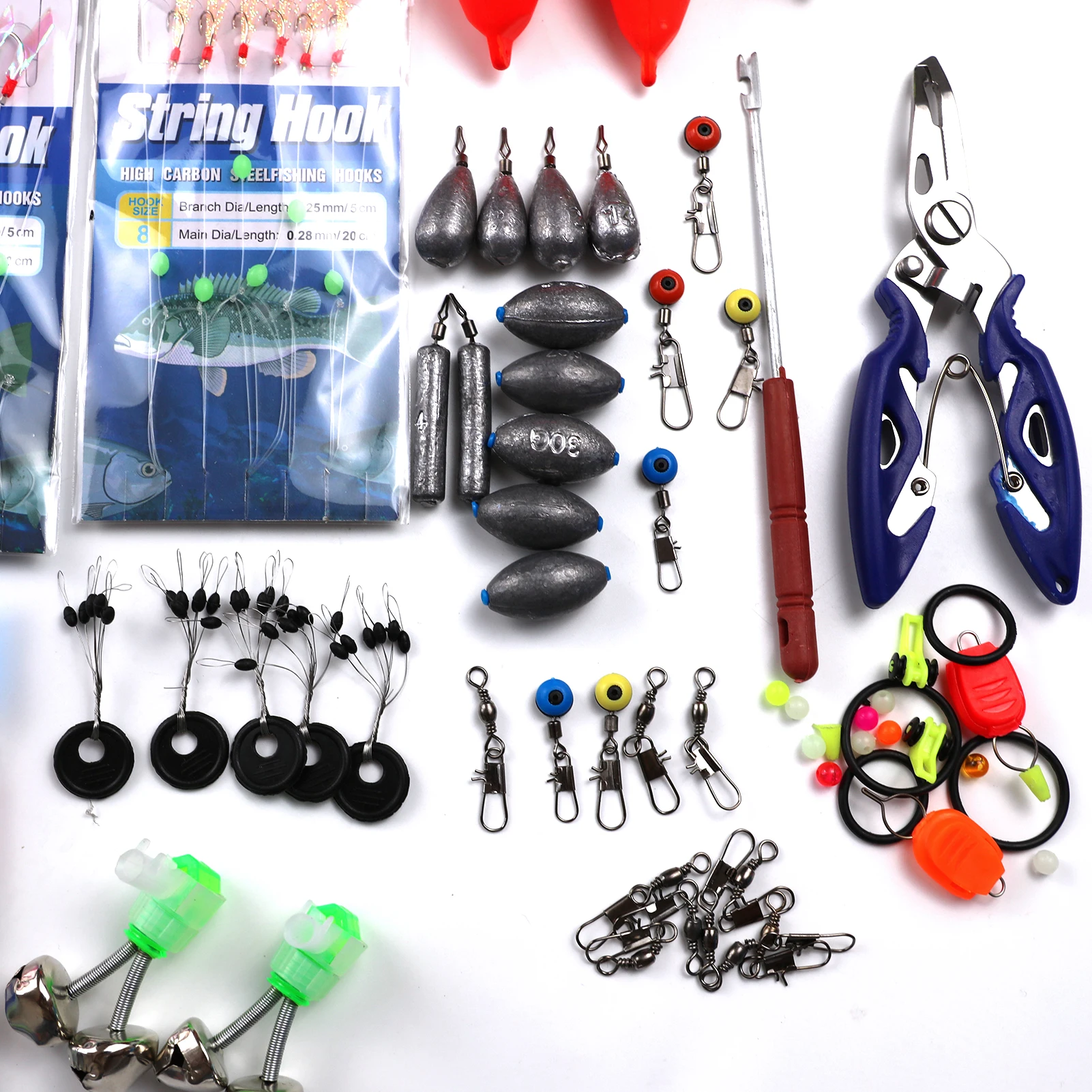Kit de aparejos baitcasting FREE FISHER – Plomos, flotadores y vinilos - imagen 3